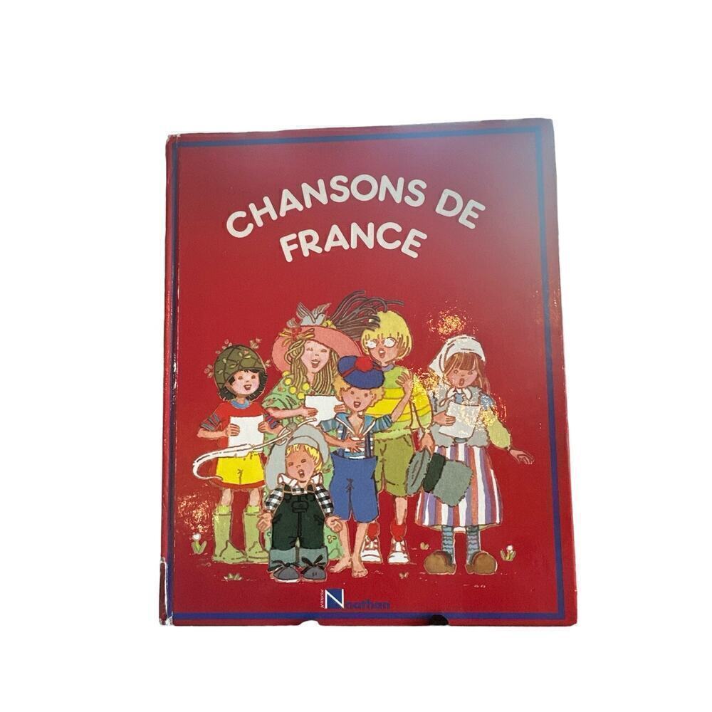 CHANSONS DE FRANCE Illustrated book French language